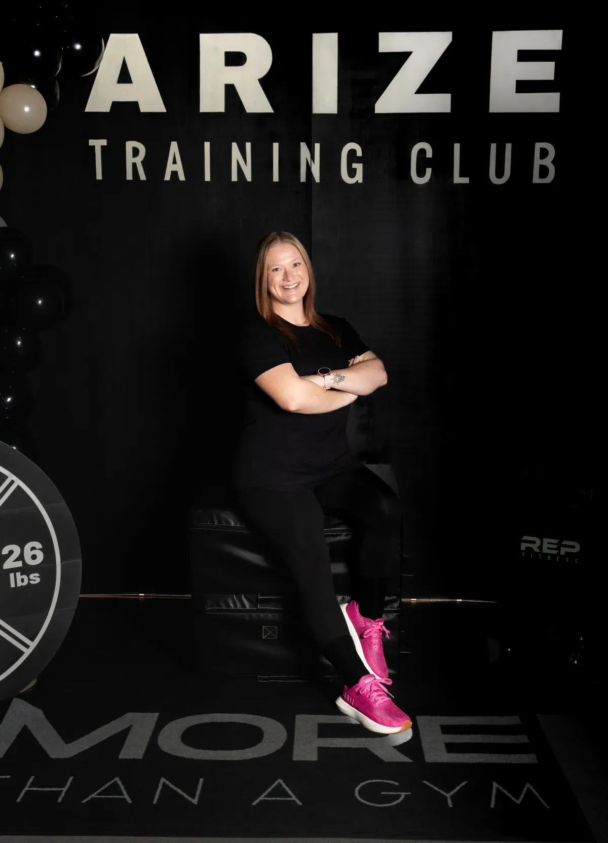 Maleyia coaching at Arize Training Club